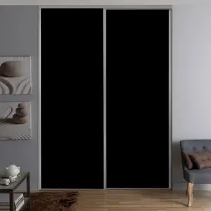 Form Valla Full length Dark grey Sliding wardrobe door, (H) 2260mm x (W) 622mm