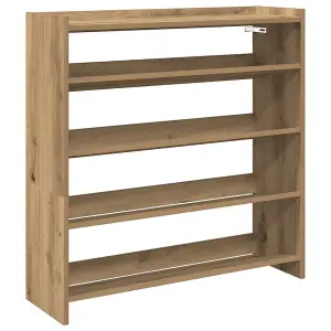 Berkfield Shoe Rack Artisan Oak 80x25x81 cm Engineered Wood