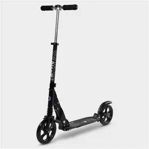 Adult Micro Scooter With Suspension - Black