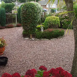 Charles Watson Cheshire Pink Gravel Landscaping 20mm Decorative Chippings Approx. 20kg Polybag