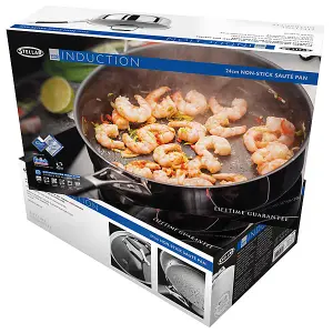 Stellar 5000 Induction 24cm Non-Stick Saute Pan