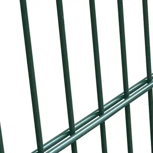 Berkfield Fence Gate Steel Green 105x150 cm