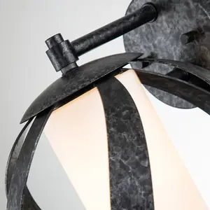 Luminosa Quoizel Blacksmith Wall Lamp Old Black, IP44