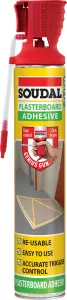 Soudal Genius gun Plasterboard adhesive 750ml