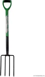 New Garden Border Digging Fork Gardening Hand Tool Carbon Steel Planting Home