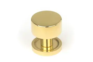 From The Anvil Polished Brass Kelso Cabinet Knob - 25mm (Plain)