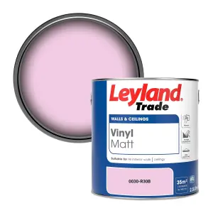 Leyland Trade Vinyl Matt Walls & Ceilings Emulsion Paint (0030-R30B) 2.5L