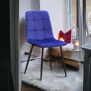 Eyre Upholstered Dining Chair Blue