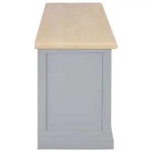 Berkfield TV Cabinet Grey 120x30x40 cm Wood