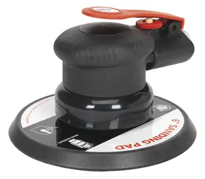 Sealey Air Palm Orbital Sander With Soft Rubber Handgrip 150mm 1/4" BSP SA800