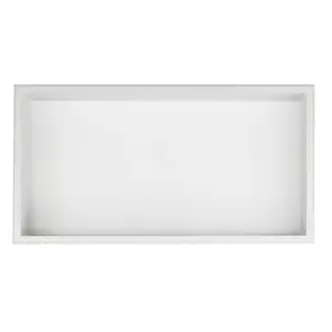 Thermopanel 304 Stainless Steel Recess Shower Niche - White (610 x 305 x 103mm)