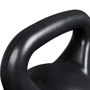 Yaheetech Single Kettlebell HDPE Coated Kettle Bells - 16KG