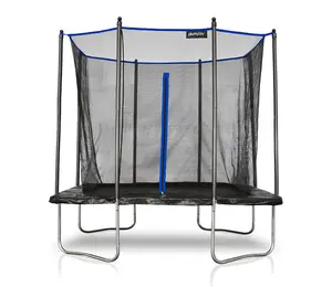 Plum Rectangular Springsafe Trampoline and Enclosure - 8ft x 6ft