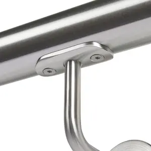 EAI - Handrail Kit Grab Rail Bar for Entrances - 1000mm - Grade 304 Satin Stainless Steel