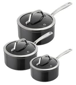 Kuhn Rikon Easy Pro Aluminium Non-Stick Induction Safe 3-Piece Saucepan Set