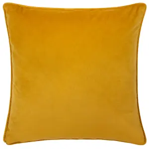 furn. Alentejo Piped Velvet Polyester Filled Cushion