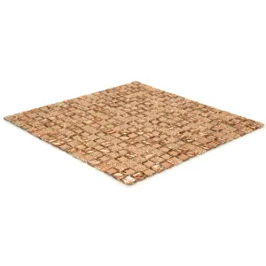 Glamour Bronze Mosaic Tile Sheet