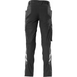 Mascot Accelerate Trousers with Kneepad Pockets - Black   (32.5) (Leg Length - Regular)