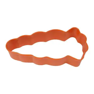 Anniversary House Carrot Poly-Resin Coated Cookie Cutter Orange (One Size)