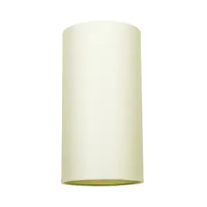 Contemporary and Stylish Soft Cream Linen Fabric Tall Cylindrical 25cm Lampshade