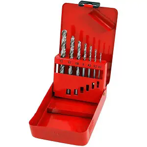 HSS Twist Drill Set (fully Grinding) for M3 - M12 Taps (Neilsen CT4678)