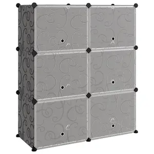 Berkfield Shoe Rack Black 84.5x31x93.5 cm PP