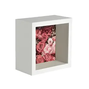 Nicola Spring - 3D Deep Box Photo Frame - 4" x 4"