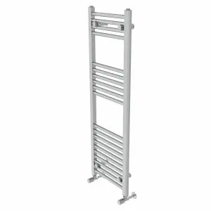 Rinse Modern Bathroom Heated Towel Rail Ladder Radiator 1200x400mm Straight for Bathroom Kitchen Chrome