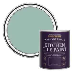 Rust-Oleum Coastal Blue Matt Kitchen Tile Paint 750ml