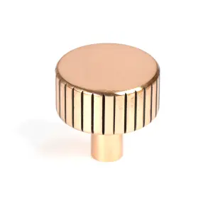 From The Anvil Polished Bronze Judd Cabinet Knob - 32mm (No rose)