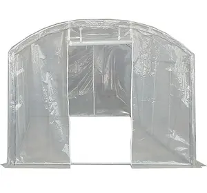 4m x 3m (13' x 10' approx) Extreme Clear Polythene Poly Tunnel