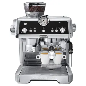 Delonghi La Specialista Prestigio Bean to Cup Manual Coffee Machine, Silver