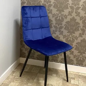 Eyre Upholstered Dining Chair Blue