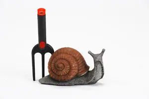 Small Stone Cast Snail Garden Ornament