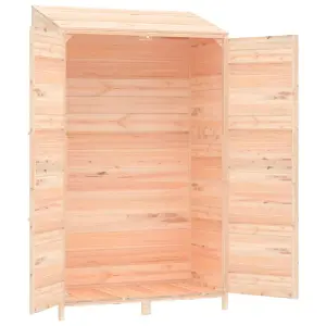 Berkfield Garden Shed 102x52x174.5 cm Solid Wood Fir