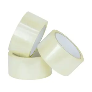 3 Rolls of Clear 50mm x 66m Strong Sticky Packaging Parcel Tapes