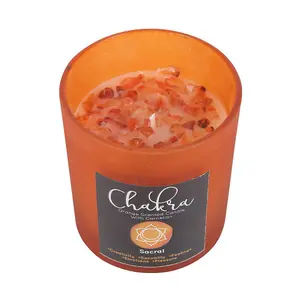 Something Different Orange Sacral Chakra Scented Candle Orange (One Size)