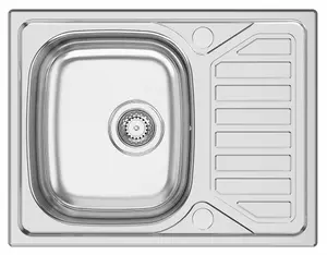 Clearwater Okio Small Bowl and Drainer Stainless Steel Kitchen Sink - 7510223