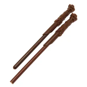 Harry Potter Wand Pen & Pencil Set Brown (One Size)