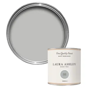 Laura Ashley Pale Steel Matt Emulsion paint, 100ml