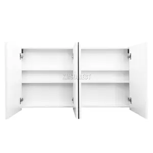 WestWood Wall Mount Mirror Bathroom Cabinet Unit Storage Cupboard White