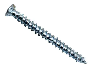 MasonMate Self Tapping Concrete Frame Screws - 7.5 x 72mm, 100 Count for Secure Fastening