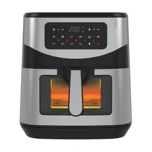 Geepas Vortex 9.2L Digital Air Fryer Family-Sized 9-in-1 Convection Air Fryer with LED Touchscreen, 60 Minutes Timer & Non-Stick