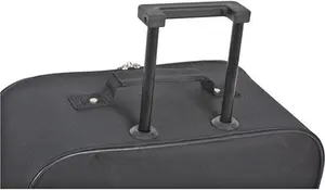 Medium 2 Wheel Soft Suitcase - Black