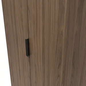 Fuji 2 Door Wardrobe in Carini Walnut (Ready Assembled)