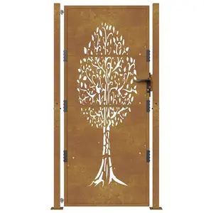 Danina Brown Metal Gate 180x105cm