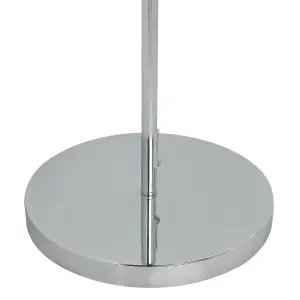 Metal Floor Lamp Silver CALVILLO