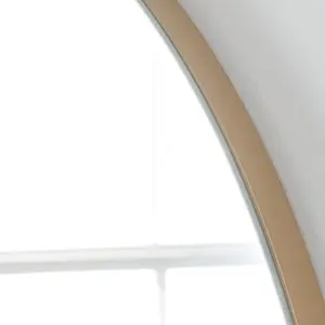 Yearn Minimal large Floor Arch Mirror Gold 150x60cm