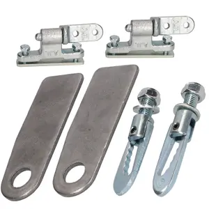 Tailboard Tailgate Hinge & Drop Catch Latch Antiluce Set Trailer Truck Bolt On