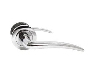 Modern Heavy Duty CARLA STYLE LEVER DOOR HANDLES ROSE CHROME